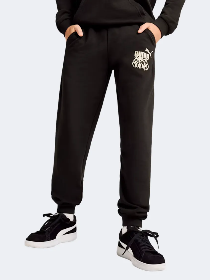 Puma Essentials  Mid 90S Boys Lifestyle Pant Black