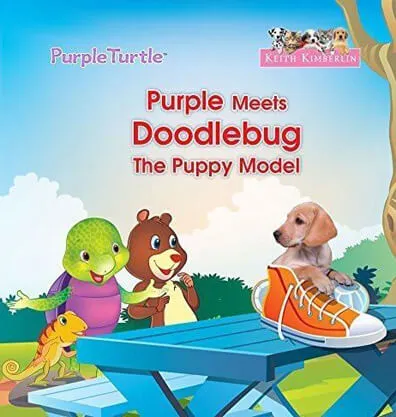 Purple Meets Doodlebug the Puppy Model - Fun Illustrated Storybook to Learn Social Skills - For Kids Ages 3-8 - by Purple Turtle