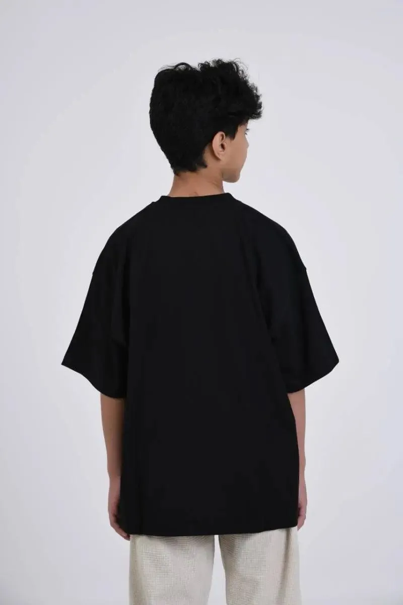 "BAD CO WORLD" Kids T-shirt - Black