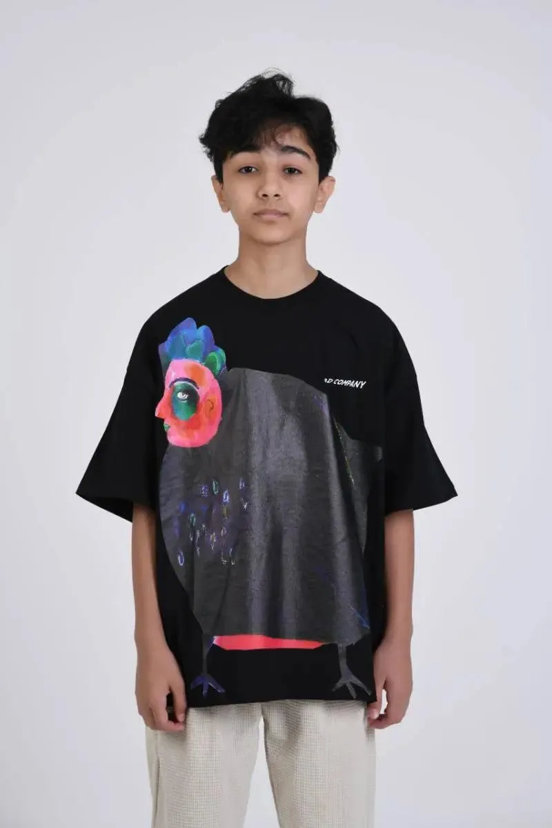 "BAD CO WORLD" Kids T-shirt - Black