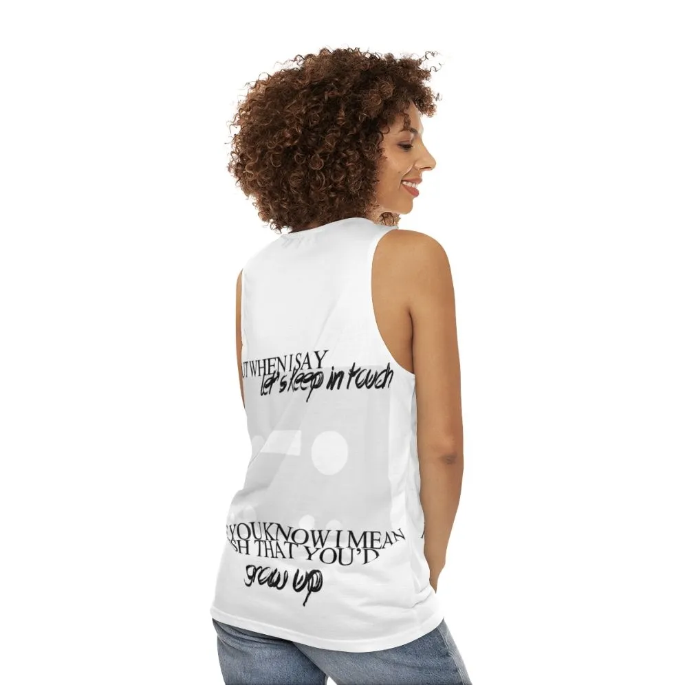 "Let's Keep In Touch" Unisex Band Graphic Tank Top