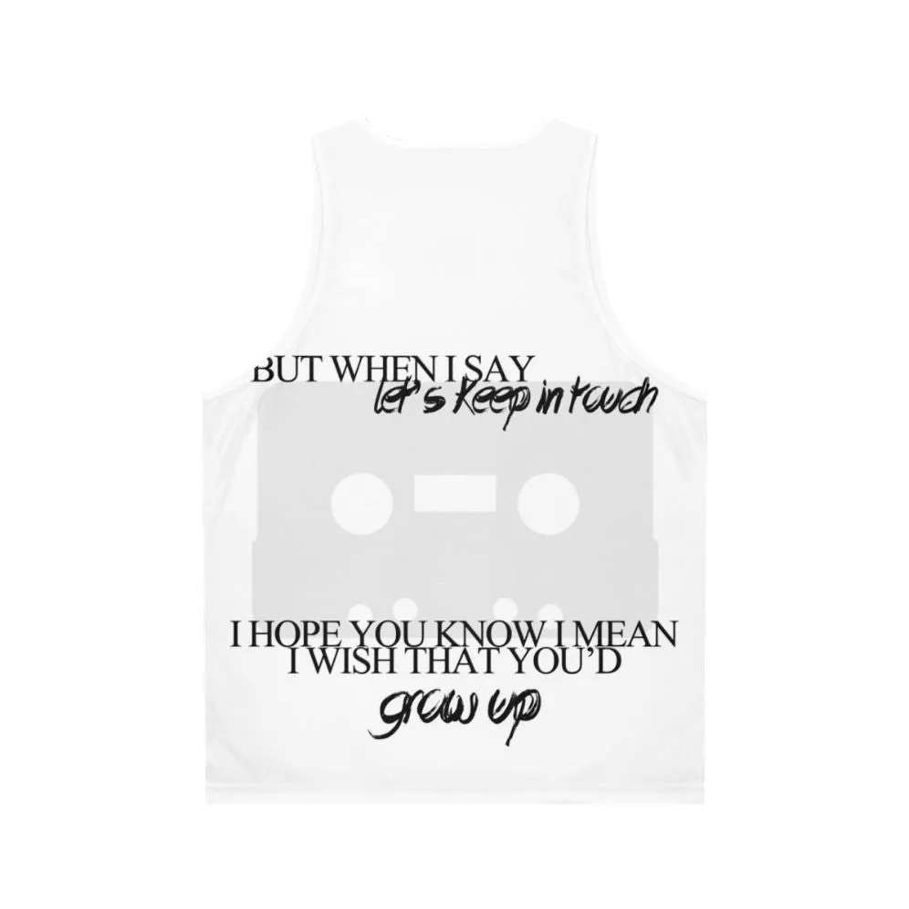 "Let's Keep In Touch" Unisex Band Graphic Tank Top