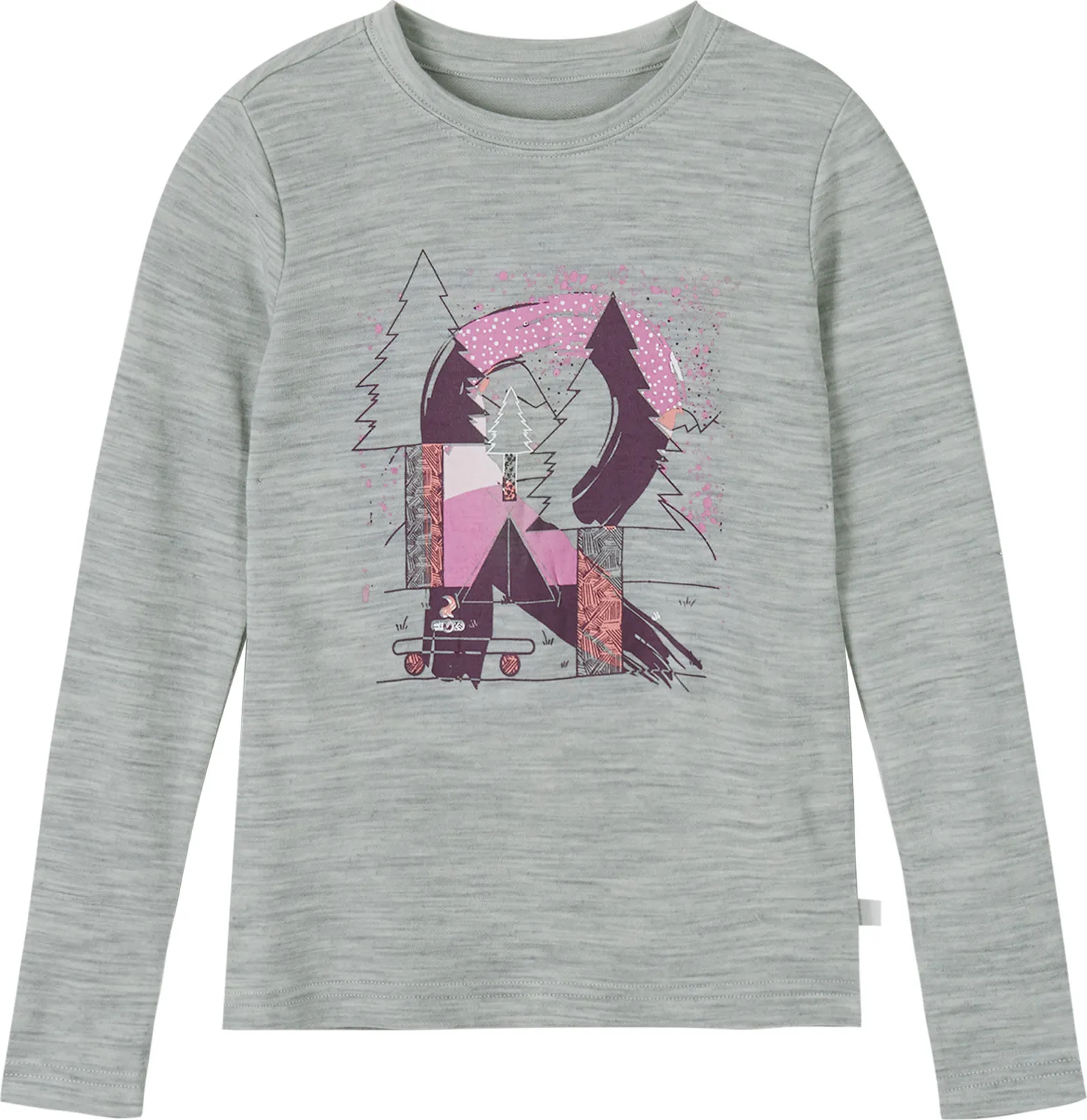 Reima Kids&#x27; Shirt Viluton Melange Grey | Buy Reima Kids&#x27; Shirt Viluton Melange Grey here | Outnorth