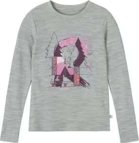 Reima Kids&#x27; Shirt Viluton Melange Grey | Buy Reima Kids&#x27; Shirt Viluton Melange Grey here | Outnorth