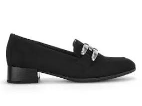 Rum Black Court Shoes