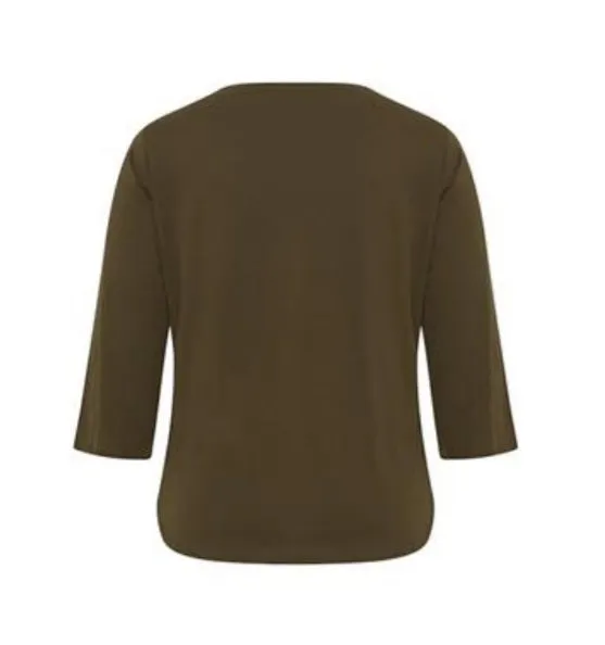 Simple Wish Dark Olive top