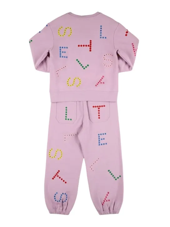 Stella McCartney Kids   Cotton fleece sweatshirt &amp; pants 