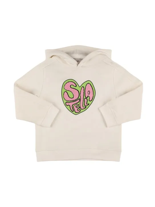 Stella McCartney Kids   Cotton hoodie w/terry detail 