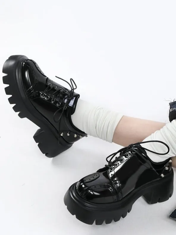 Style Joual Leather Shoes Patent