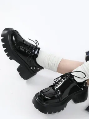 Style Joual Leather Shoes Patent