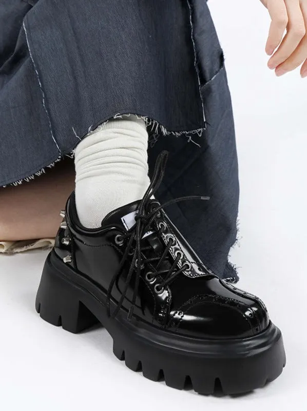 Style Joual Leather Shoes Patent
