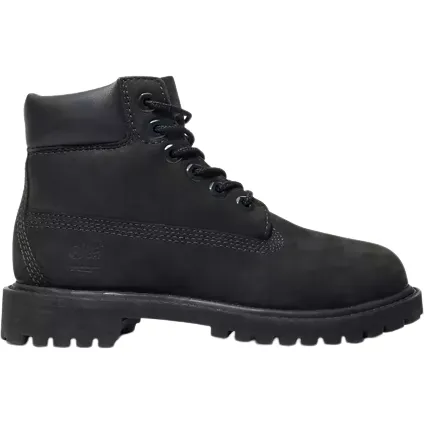 Timberland Kid's Premium 6-Inch Waterproof Boot Shoes - Black Nubuck