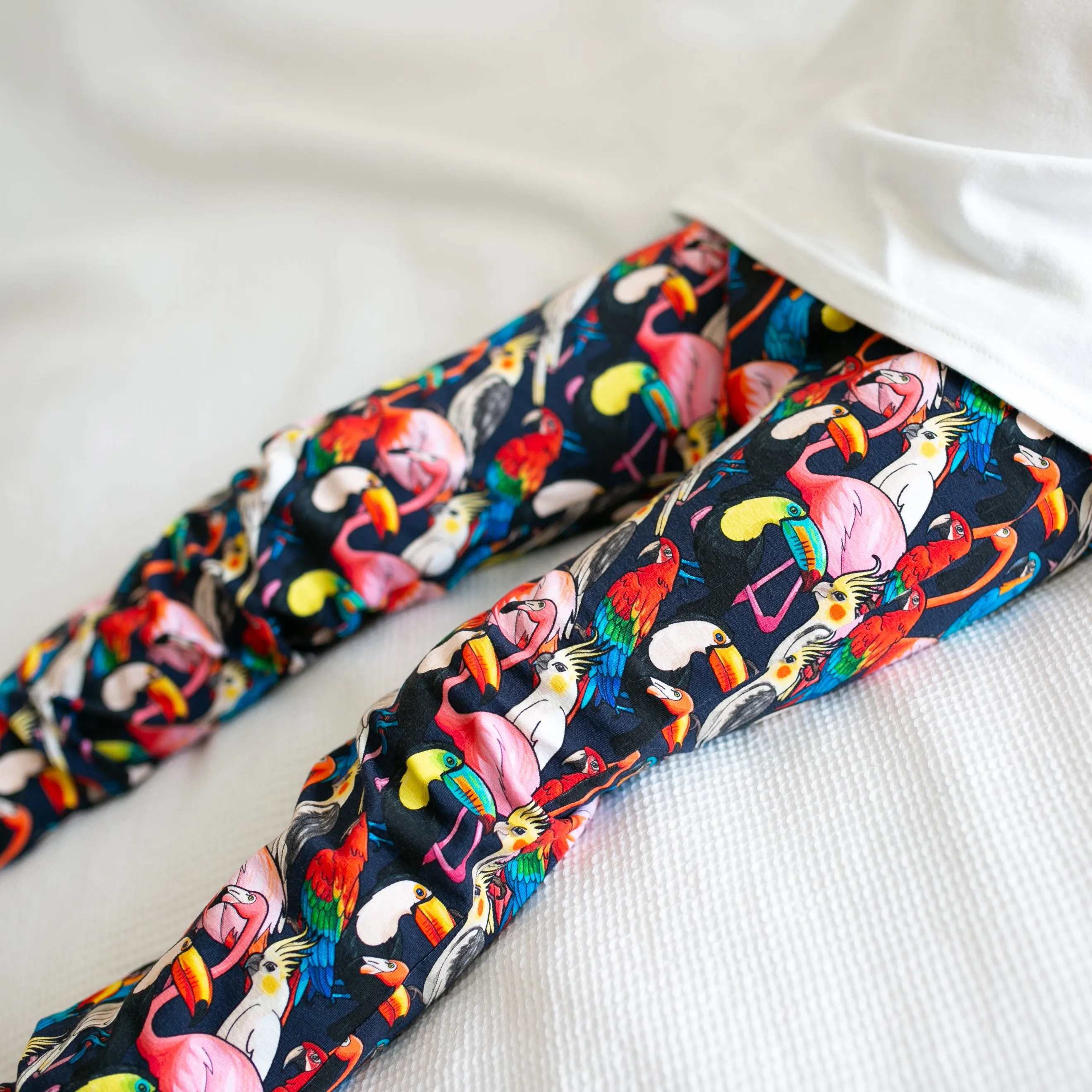 Tropical birds Print Baby Leggings