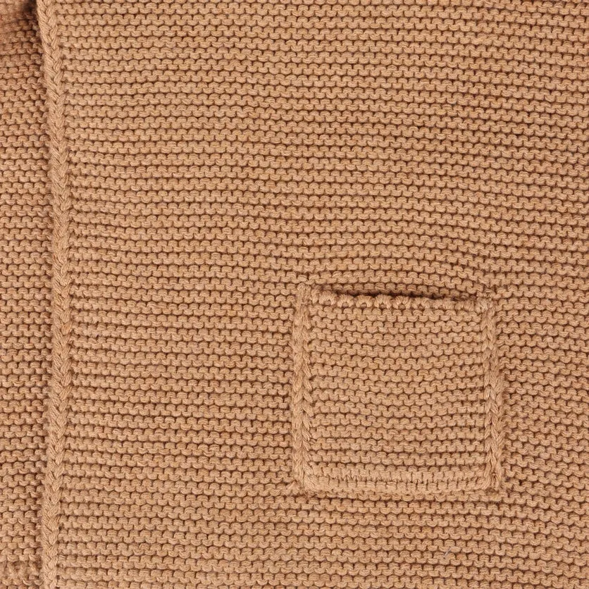 Viverano Organics Hooded Button & Pocket Sweater Knit Jacket